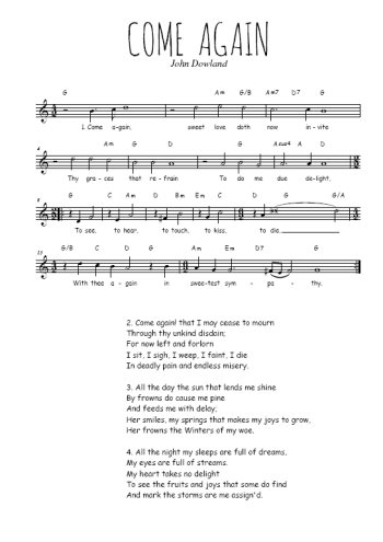 Come again de John Dowland